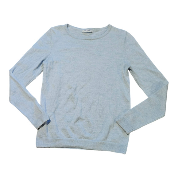 Knittons Small Light Blue Long Sleeve Pullover Shirt - Picture 1 of 6